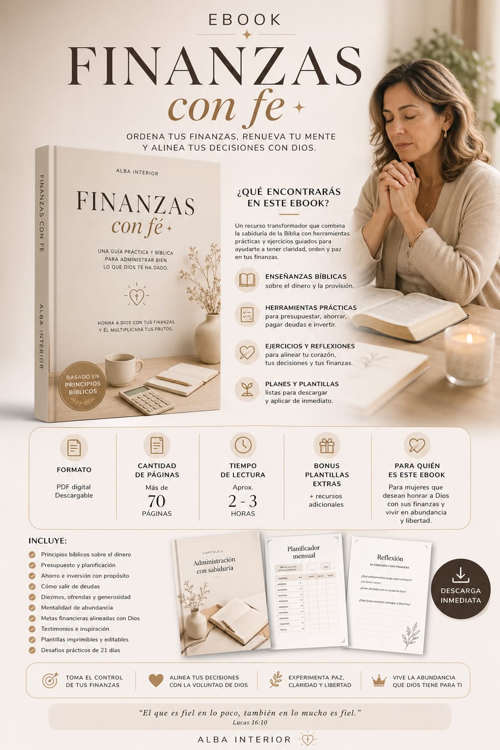 Administra tus Finanzas para Mujeres +40